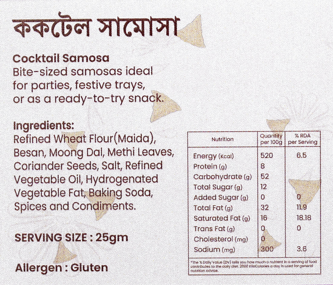 Cocktail Samosa