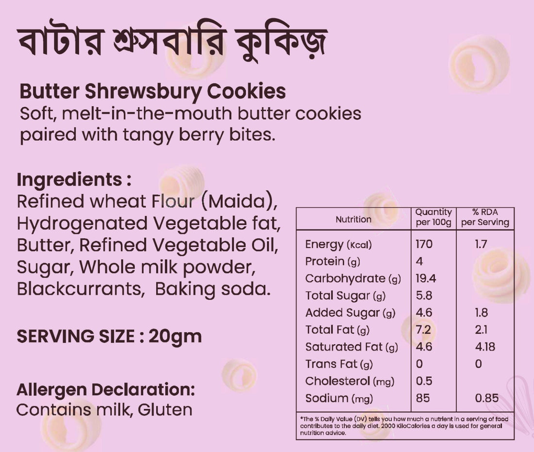 Butter Shrewsbury Cookies